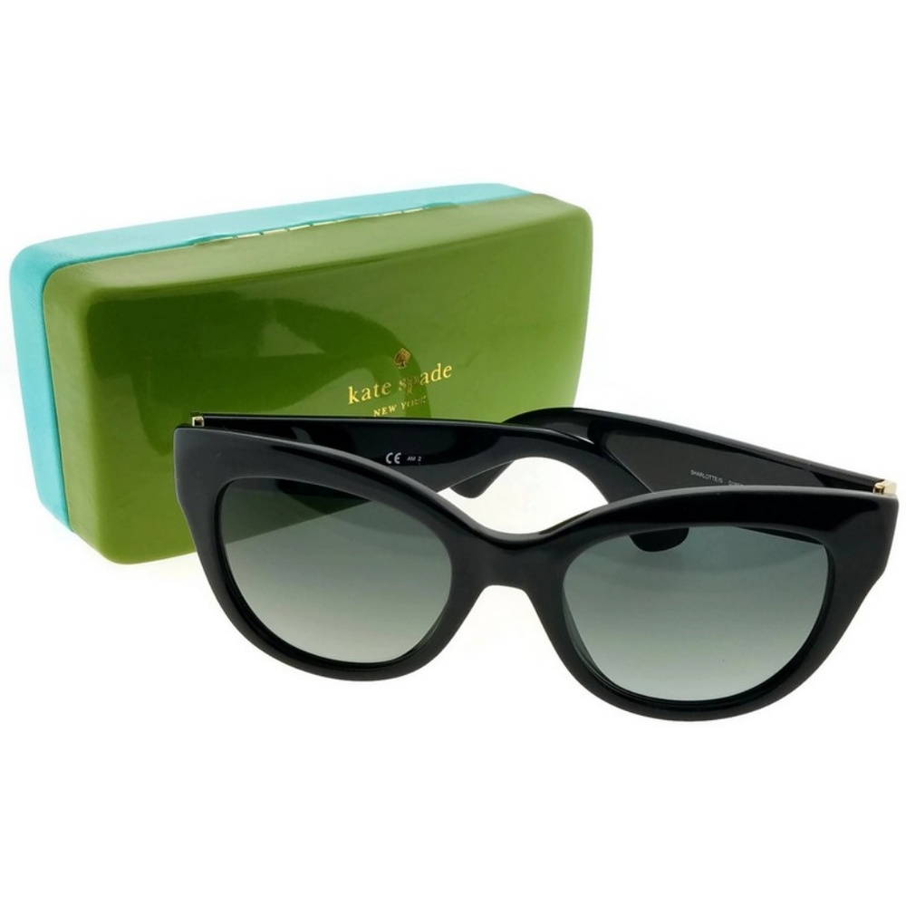 0D28-F8-52 Sharlotte Womens Black Frame Sunglasses